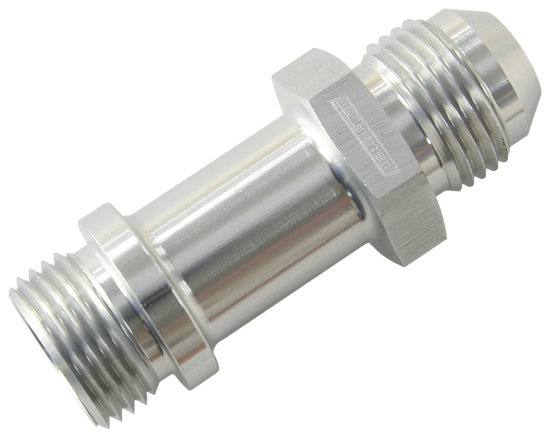 AEROFLOW -8ORB TO MALE -8AN EXTENSION BLACK 1.5" LONG EXTENSION