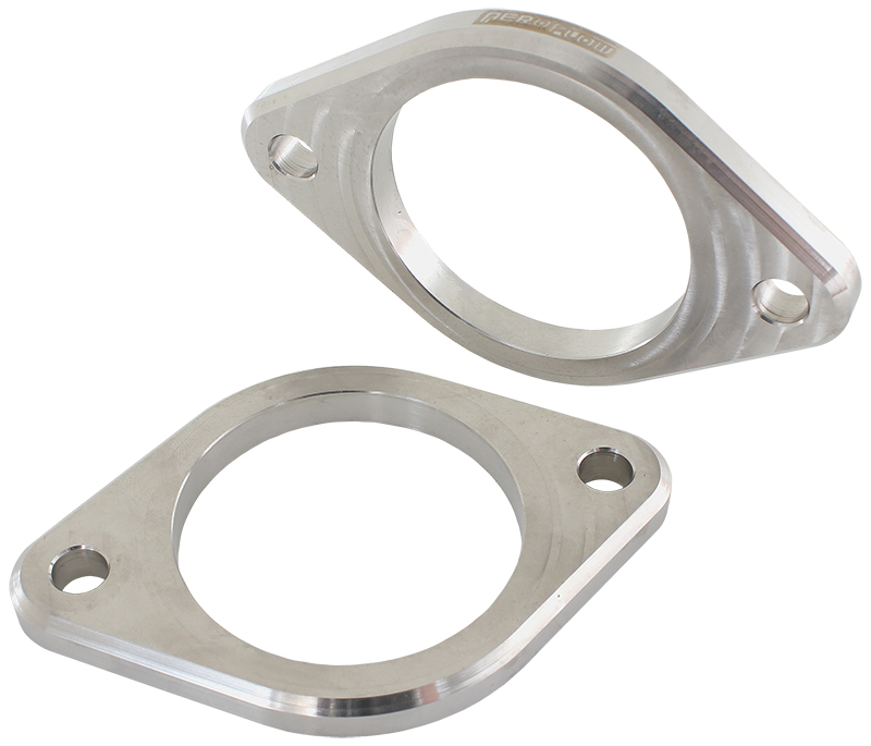 AEROFLOW 2 Bolt stainless flange 2.5" I.D 9.52mm / 3/8" thick *PAIR*
