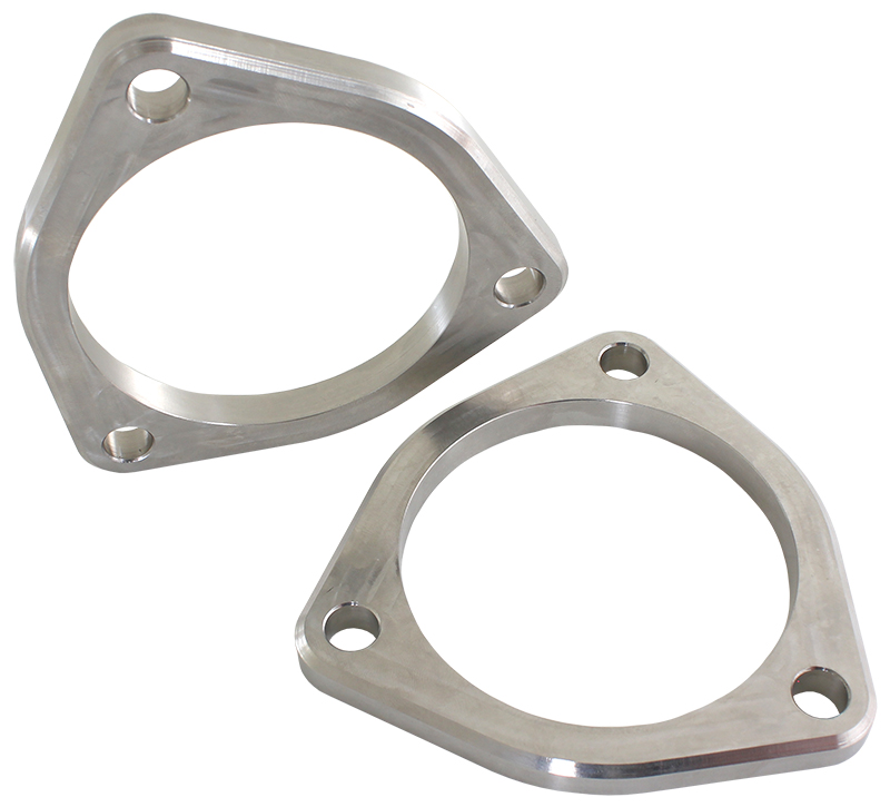 AEROFLOW 3 Bolt stainless flange 3" I.D 9.52mm / 3/8" thick *PAIR*