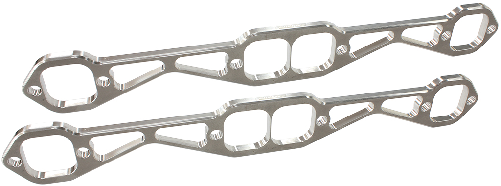 AEROFLOW SBC header flanges set 1-5/8" Round port 1.63" PAIR