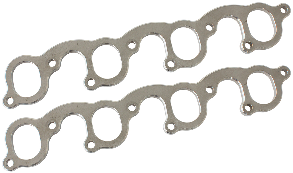 AEROFLOW LS Chev header flanges 1-3/4" Round port 1.75" PORT PAIR