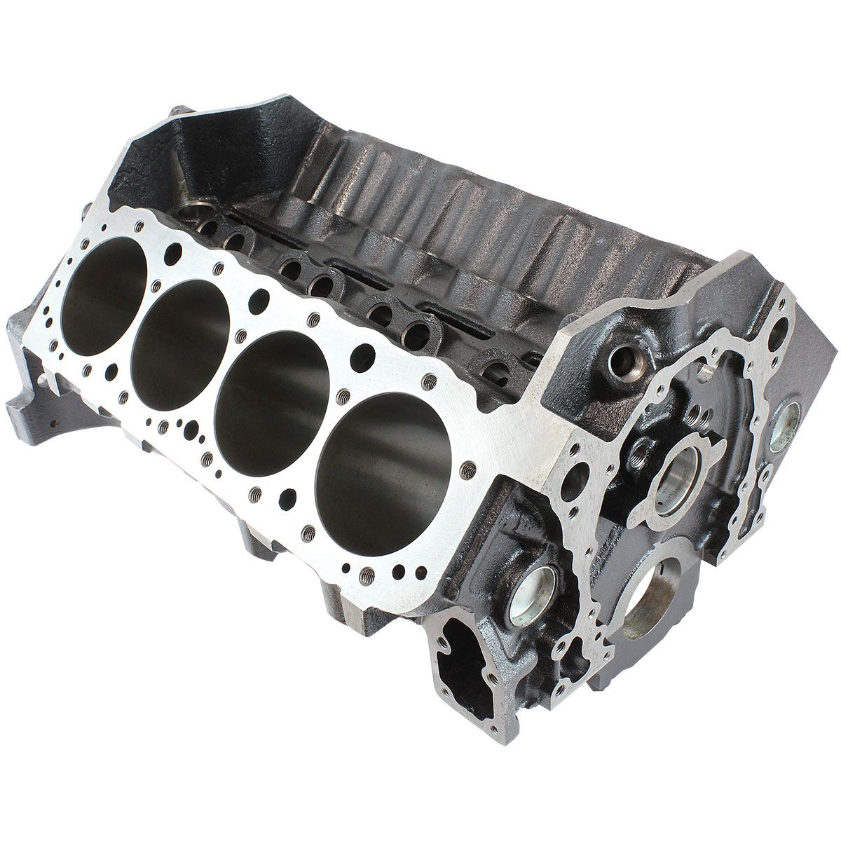 Aeroflow Performance Small Block Chev bare engine block front view