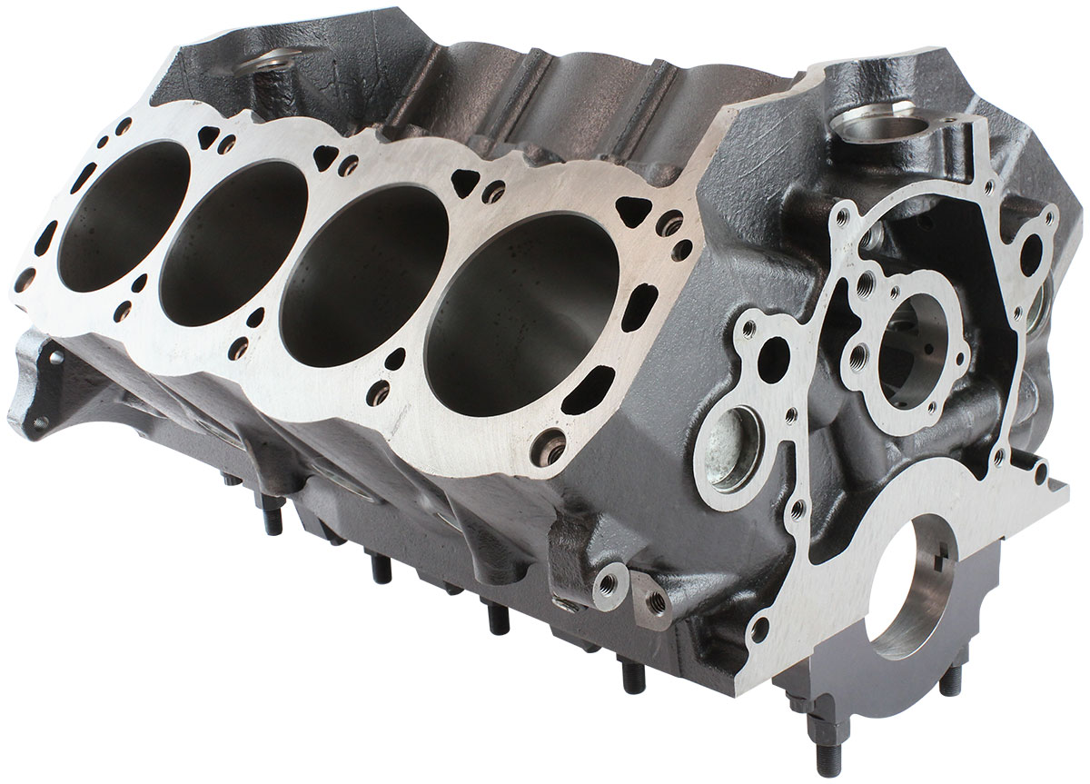 AEROFLOW BBC BARE ENGINE BLOCK 4.244" BORE 9.81 DECK MAIN BEAR 2.93"