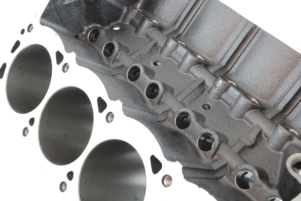 AEROFLOW BBC BARE ENGINE BLOCK 4.244" BORE 9.81 DECK MAIN BEAR 2.93" - Image 3