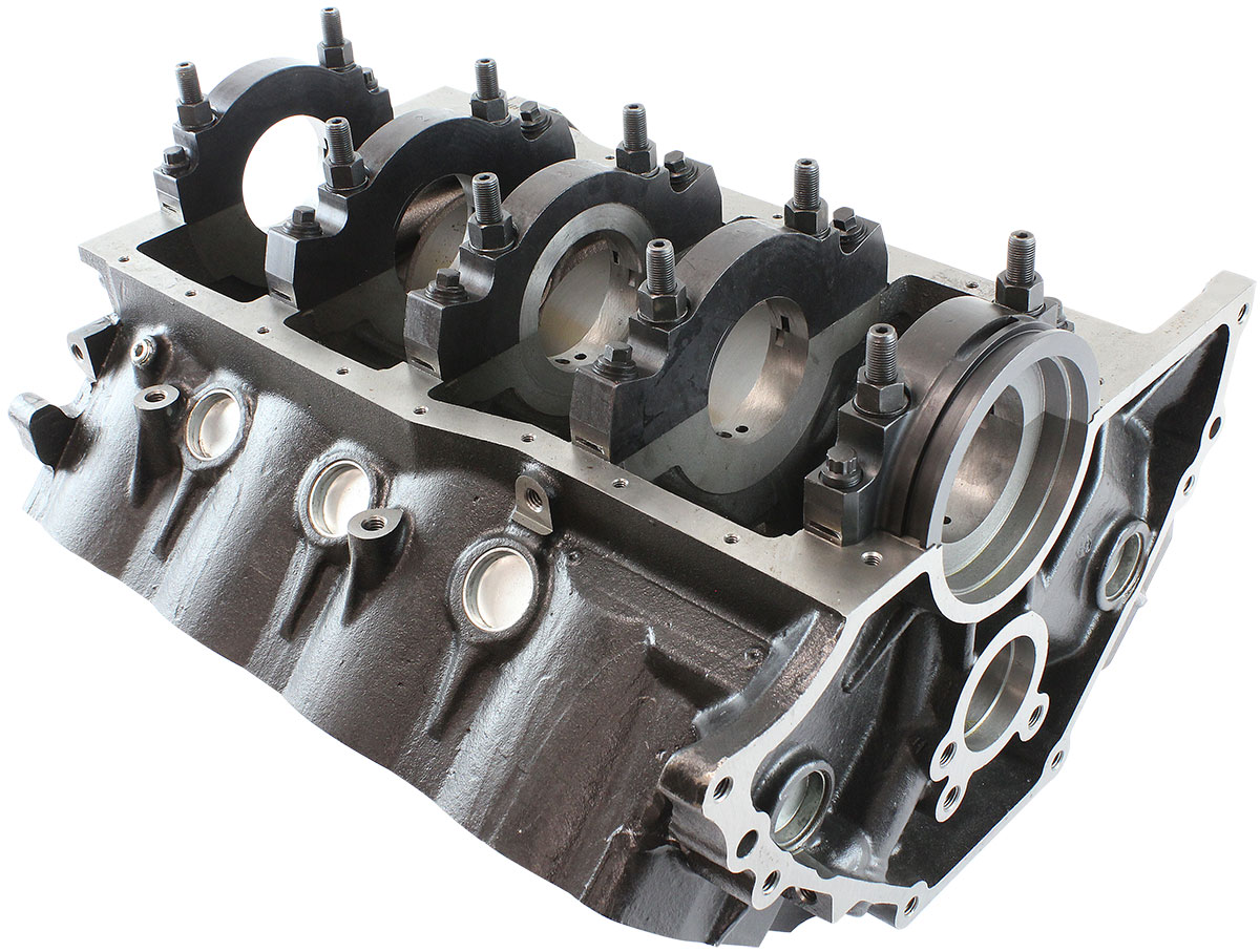 AEROFLOW BBC BARE ENGINE BLOCK 4.244" BORE 9.81 DECK MAIN BEAR 2.93" - Image 5