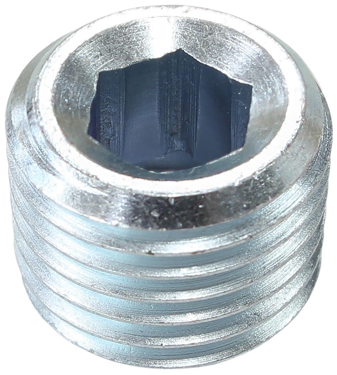 AEROFLOW 1/4" NPT PORT PLUG STEEL BLACKCOATED