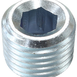 AEROFLOW 3/8" NPT PORT PLUG STEEL BLACKCOATED
