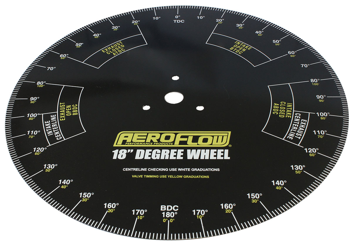 AEROFLOW 9" CAM DEGREE WHEEL CAMSHAFT ENGINE UNIVERSAL