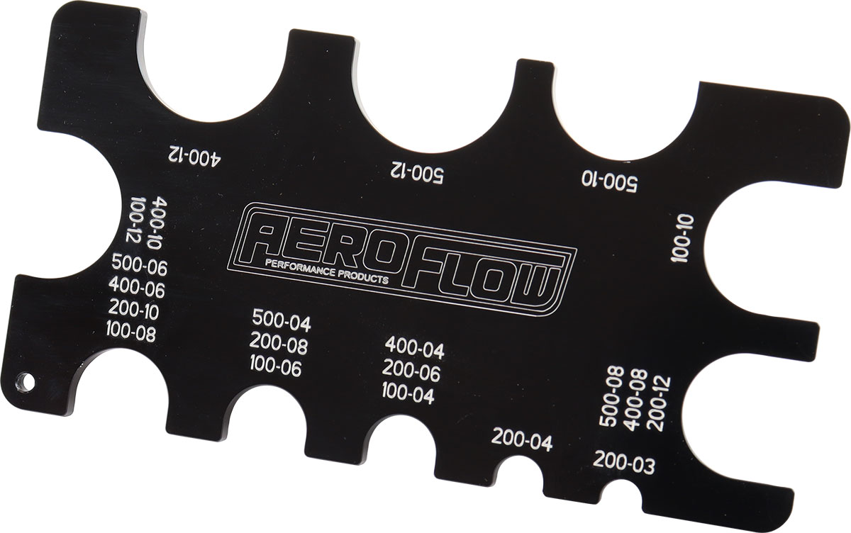 AEROFLOW SILICONE HOSE GAUGE TOOL GUIDE 1/2" to 6" MEASURE