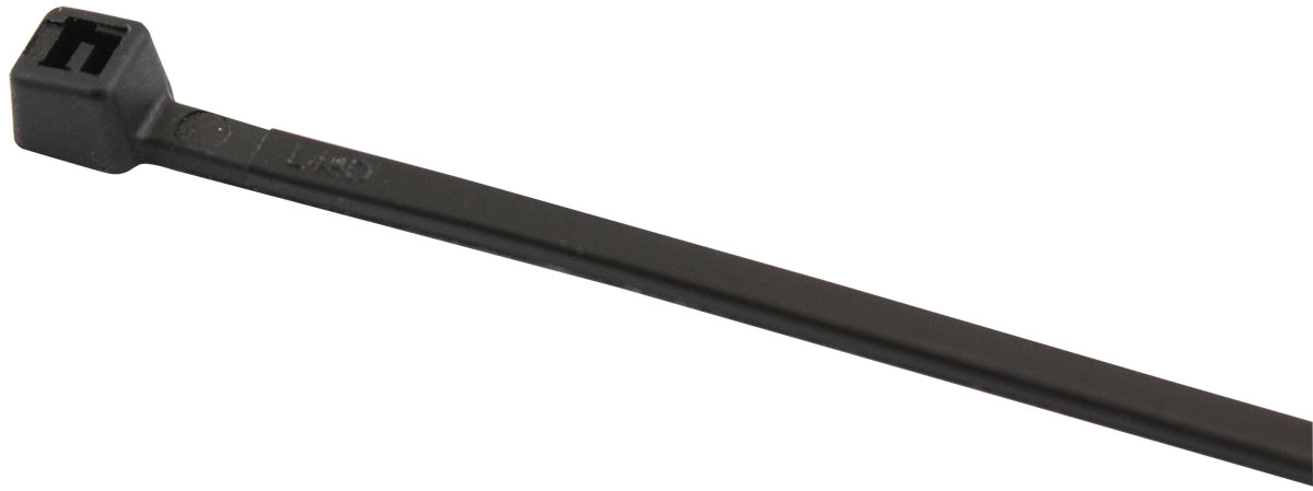 AEROFLOW CABLE TIES 2.5mm x 150mm 100 PACK BLACK ZIP TIE PA66