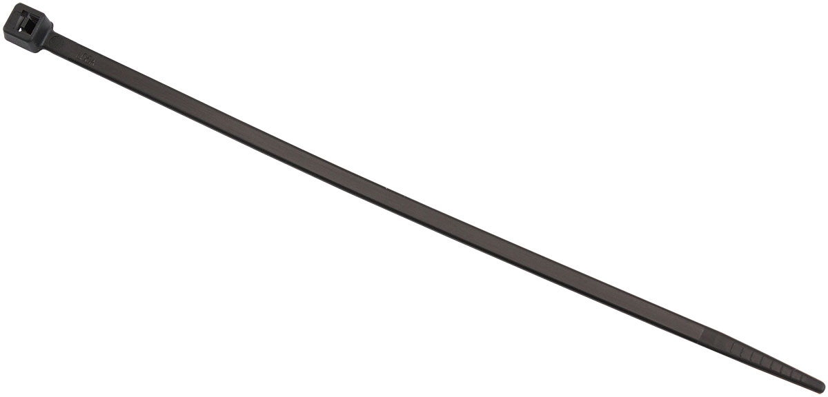 AEROFLOW HIGH TEMP CABLE TIES 3.6x150mm1000 PACK BLACK ZIP TIE PA46 - Image 2