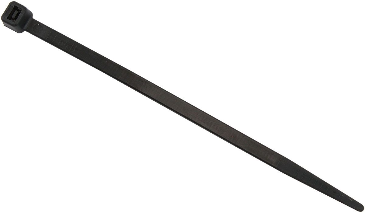 AEROFLOW CABLE TIES 4.6mm x 120mm 1000 PACK BLACK ZIP TIE PA66 - Image 2