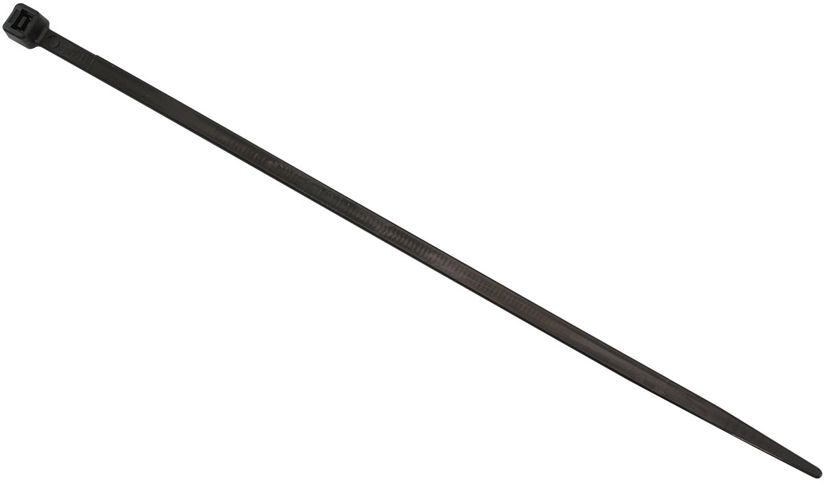 AEROFLOW CABLE TIES 4.6mm x 120mm 25 PACK BLACK ZIP TIE PA66 - Image 2