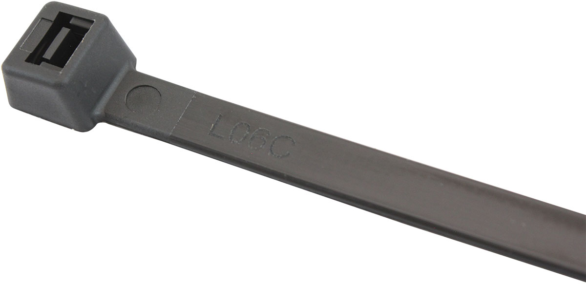 AEROFLOW CABLE TIES 7.6mm x 300mm 100 PACK BLACK ZIP TIE PA66