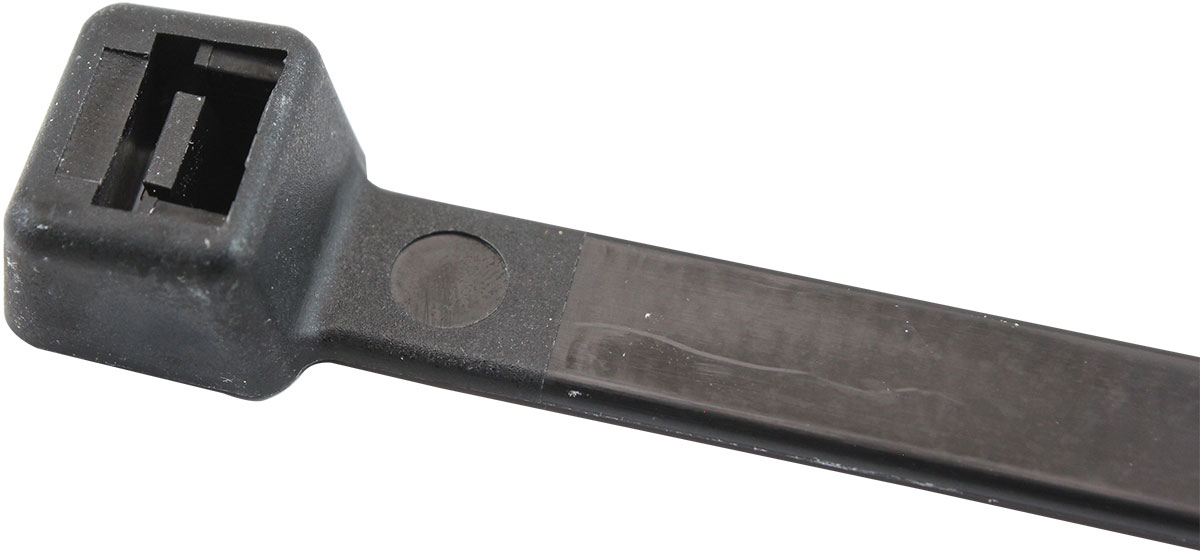 AEROFLOW CABLE TIES 7.6mm x 365mm 100 PACK BLACK ZIP TIE PA66