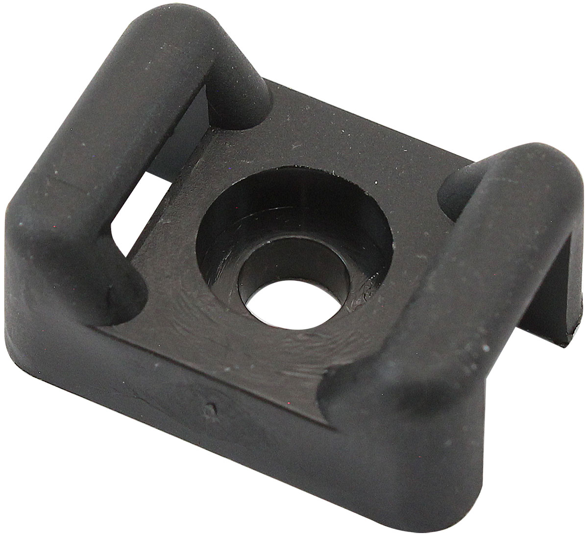 AEROFLOW CABLE TIE SCREW MOUNTS 17mm x 12.9mm M3 HOLE PA66 50 PACK