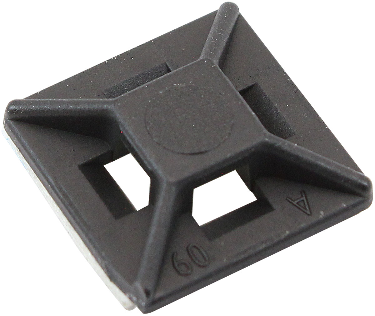 AEROFLOW CABLE TIE MOUNTS 12.5 x 12.5mmNYLON 3M PAD MOUNT BLACK AF98-9996-100