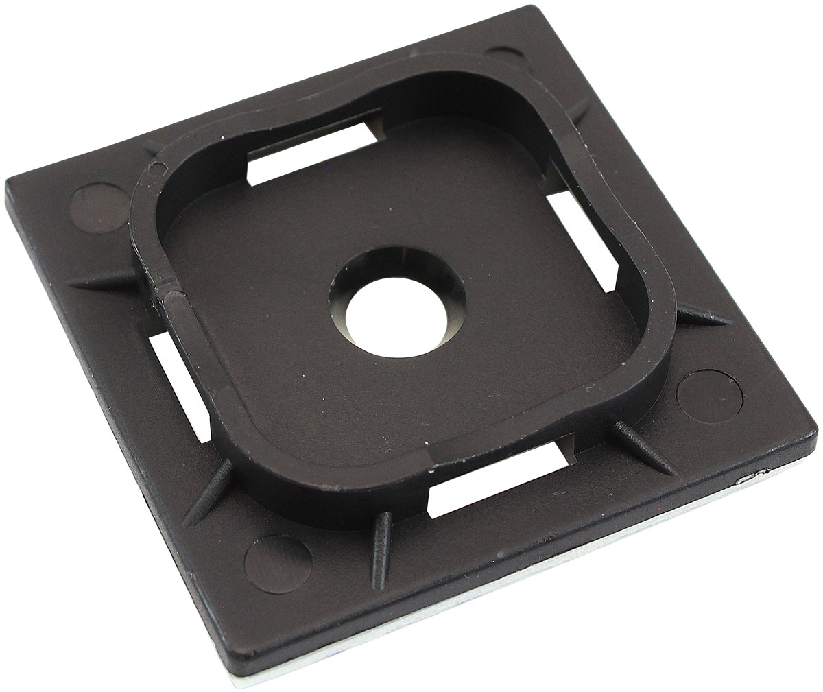 AEROFLOW CABLE TIE MOUNTS 40mm x 40mm NYLON 3M PAD MOUNT BLACK AF98-9999-25