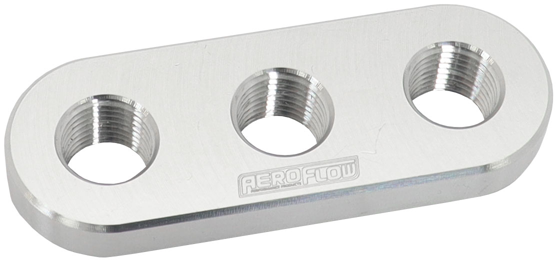 AEROFLOW WELD IN ALLOY PLATE 1/8" NPT x 2 PORTS VACUUM INTERCOOLER