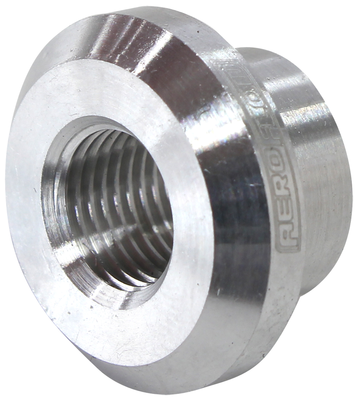 AEROFLOW FEMALE WELD ON BUNG, -16 ORB 1-5/16" THREAD, STAINLESS