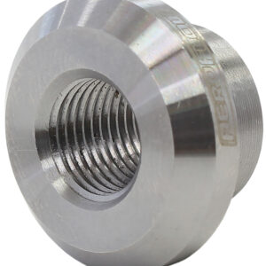AEROFLOW FEMALE WELD ON BUNG, M10x1.0 THREAD, ALUMINIUM