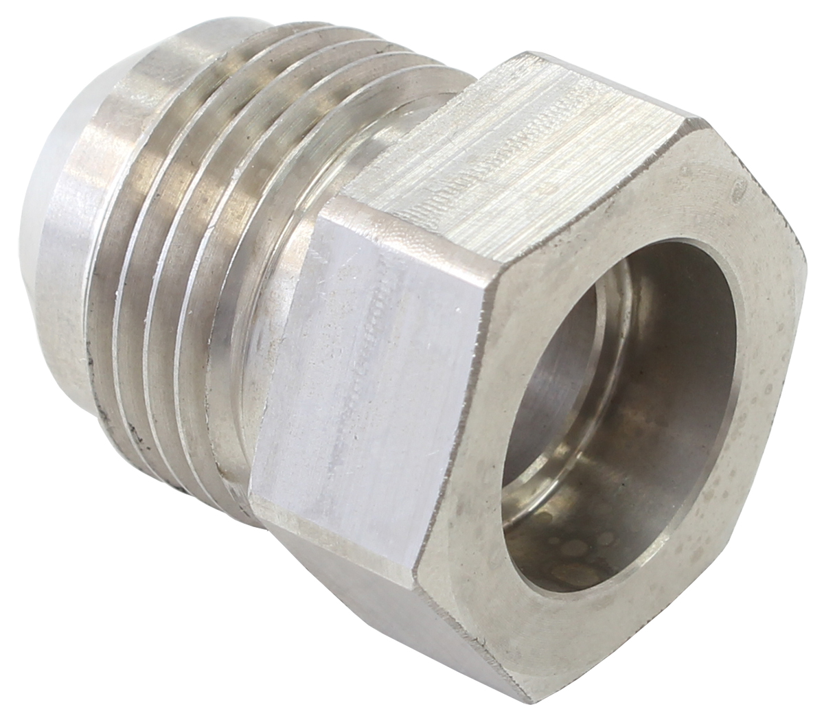 AEROFLOW STEEL HEX WELD ON MALE BUNG SUITS 3/8 HARD LINE -6AN MALE
