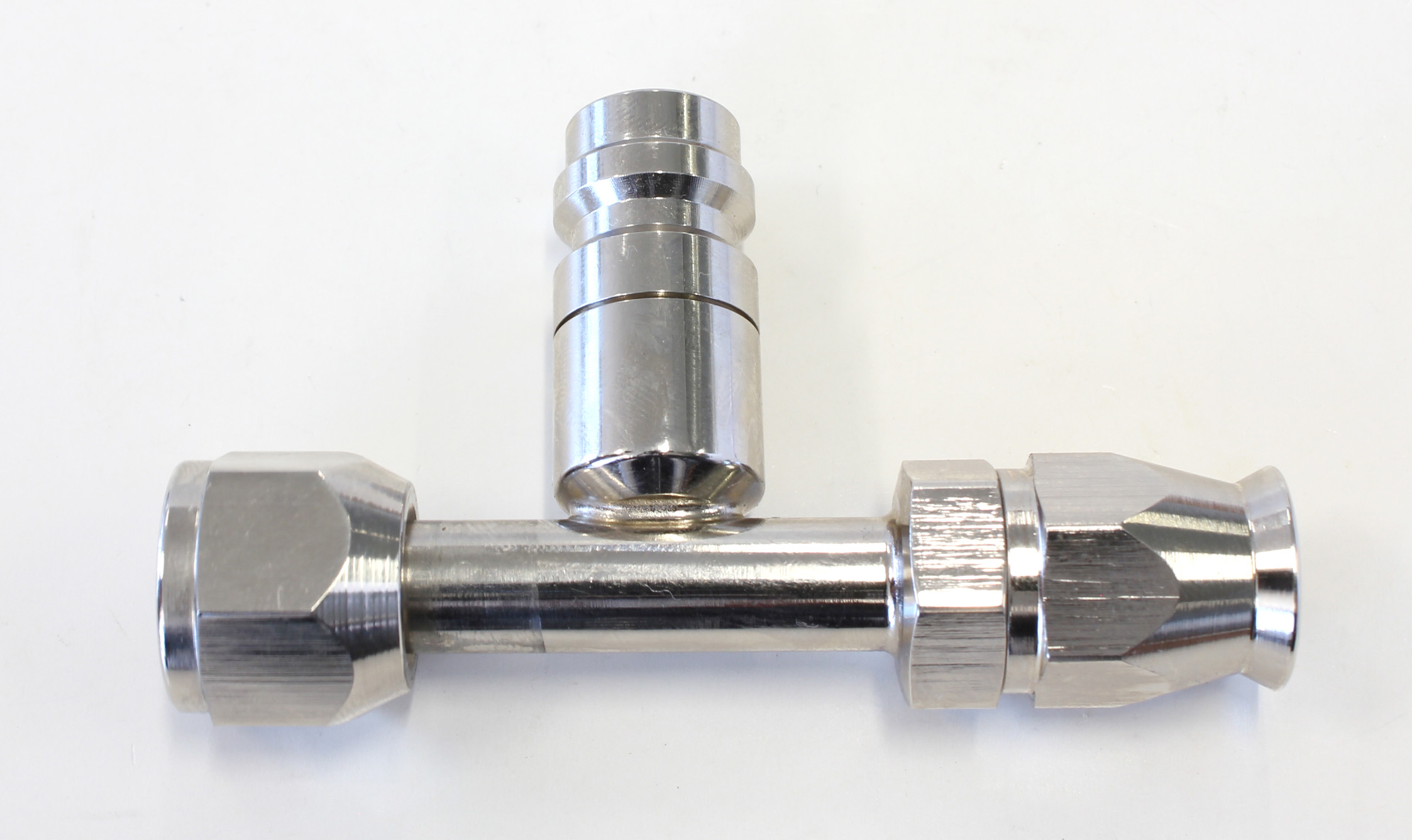 AEROFLOW -6 Airconditioning Fitting With Charge Port 90 Degree