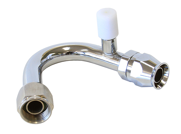 AEROFLOW -8 Airconditioning Fitting 135 Degree