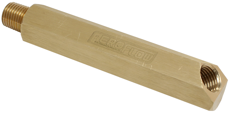 AEROFLOW OIL PRESSUR GAUGE M18 X 1.5 M18 X 1.5 INLINE,1/8" NPT SIDE