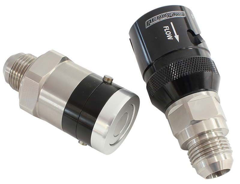 AEROFLOW Quick Relase -8 Viton Seal Black Titanium