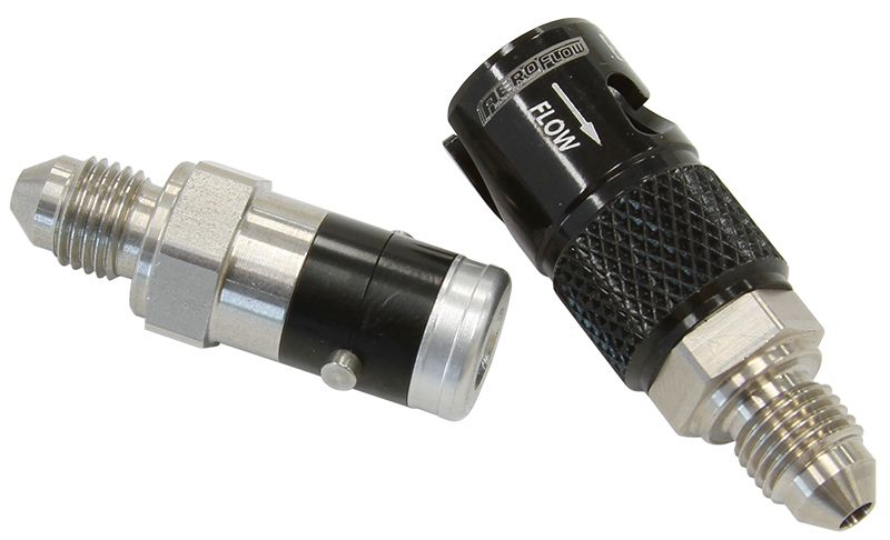AEROFLOW Quick Relase -4 EPDM Seal Black Titanium Bulk Head