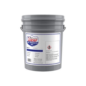 Lucas Oil 20 Litre drum of Synthetic 0W-20 C5/C6 ECO Engine Oil, Part Number 47115, showing product label and technical viscosity rating.